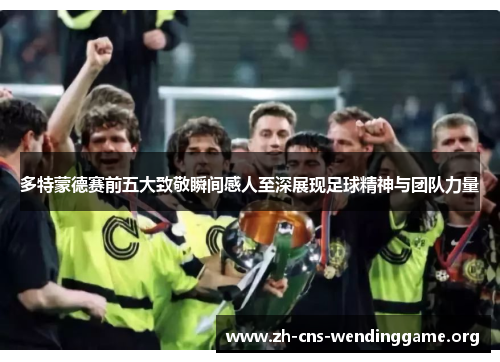 多特蒙德赛前五大致敬瞬间感人至深展现足球精神与团队力量