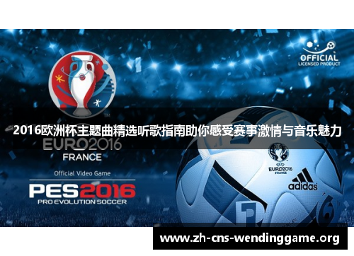 2016欧洲杯主题曲精选听歌指南助你感受赛事激情与音乐魅力