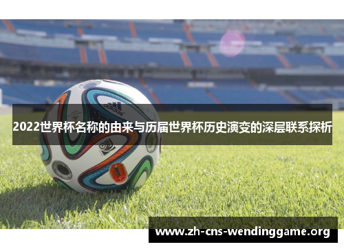 2022世界杯名称的由来与历届世界杯历史演变的深层联系探析